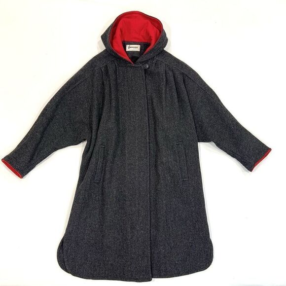 FORECASTER Vintage Tweed Dolman Wool Coat - Picture 2 of 12